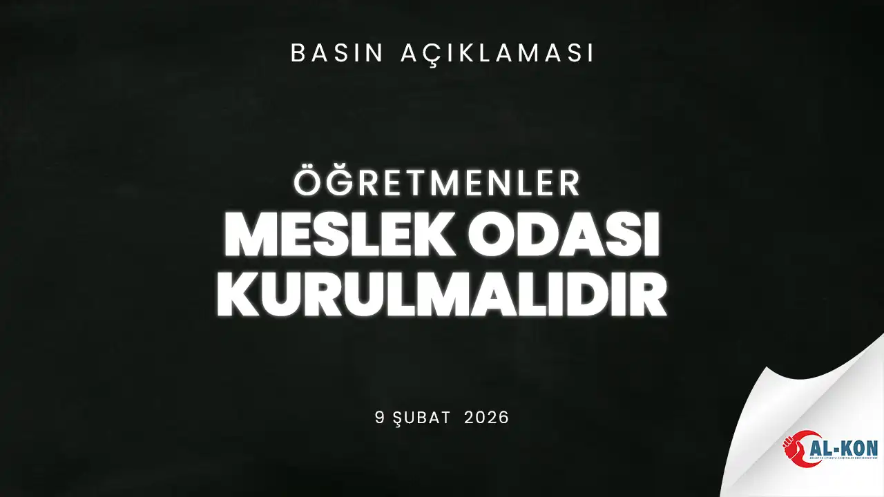 Öğretmenler Meslek Odası Kurulmalıdır